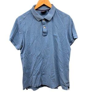 Superdry Polo Shirt Men’s Blue Premium 100% Cotton Embroidered Logo Classic 2XL
